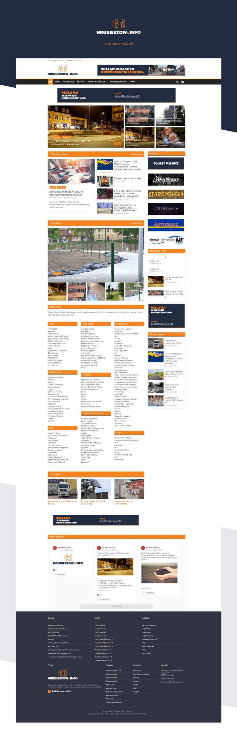 Strona www Portal Hrubieszow.ingfo