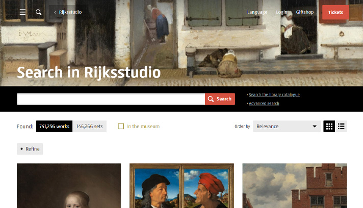 Darmowa baza zdjęć rijksstudio